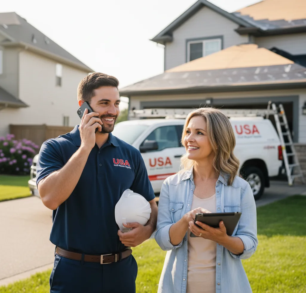 USA Roof Repair Experts customer support in Notre Dame